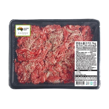호주산 양념 소불고기 2.7kg 호주산 양념 소불고기 2.7kg