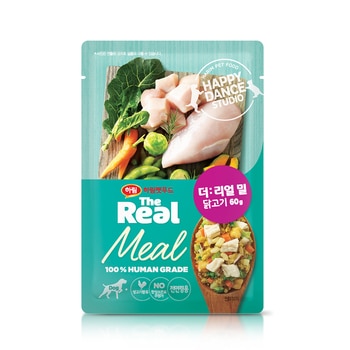 하림 더리얼 밀 냉동 화식 닭고기 60g x 10 하림 더리얼 밀 냉동 화식 닭고기 60g x 10