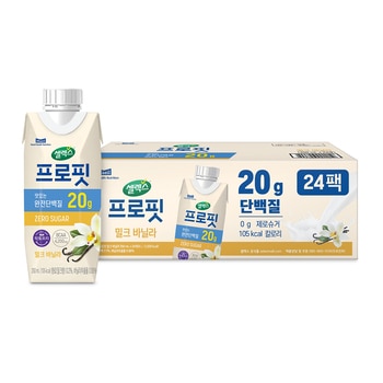 셀렉스 프로핏 완전단백질 - 밀크바닐라 250ml x 24팩 셀렉스 프로핏 완전단백질 - 밀크바닐라 250ml x 24팩