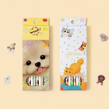 고양이 & 강아지 연필 10개 x 10세트 고양이 & 강아지 연필 10개 x 10세트