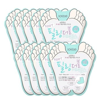 소프리스 풋 필링 더블 에센스 마스크 10매 소프리스 풋 필링 더블 에센스 마스크 10매