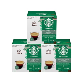 스타벅스 돌체구스토 캡슐커피 36개-파이크플레이스 스타벅스 돌체구스토 캡슐커피 36개-파이크플레이스