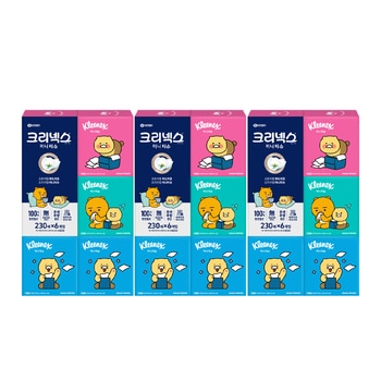 크리넥스 카카오 미니 티슈 230매 x 6 x 3팩 크리넥스 카카오 미니 티슈 230매 x 6 x 3팩