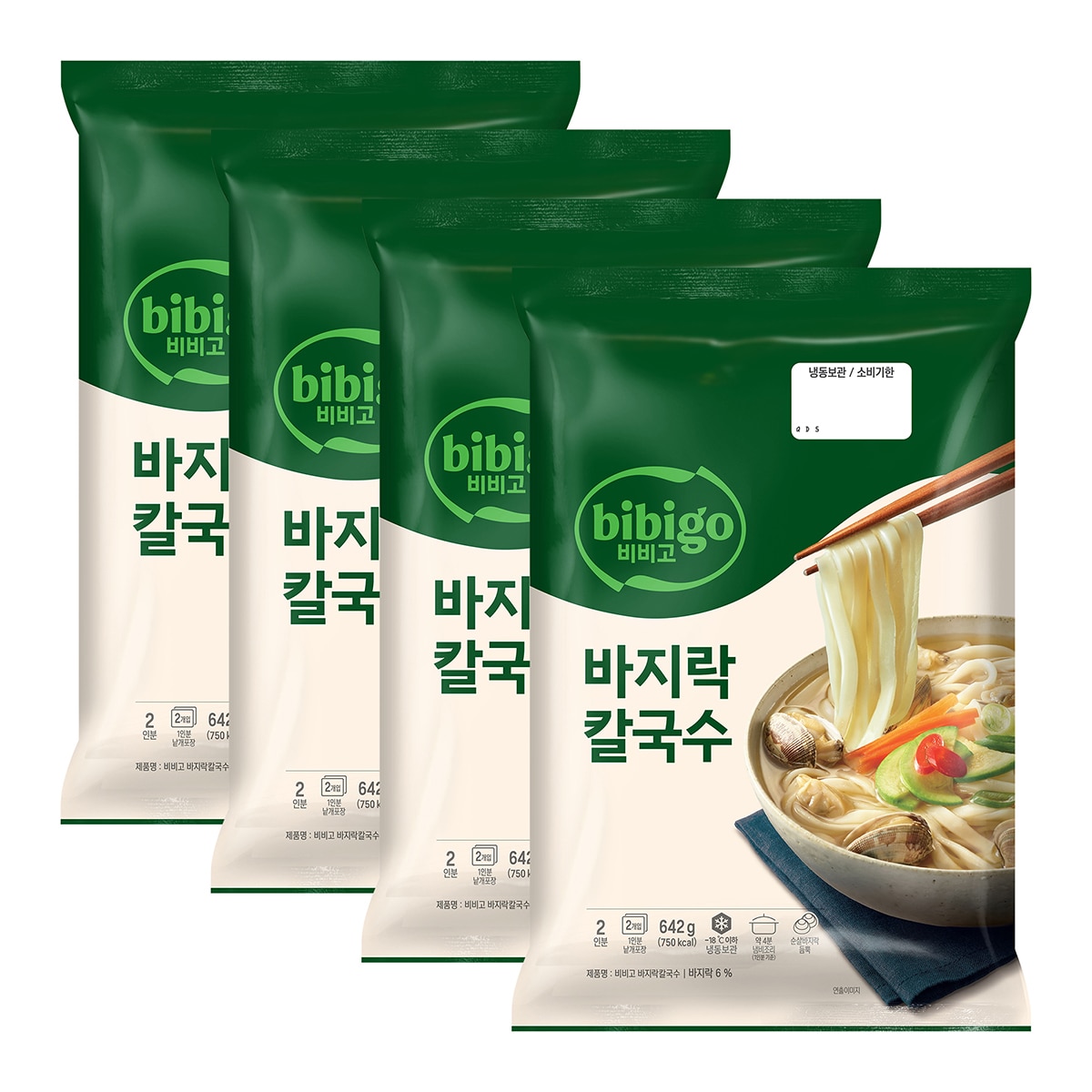비비고 바지락 칼국수 642g x 4 비비고 바지락 칼국수 642g x 4