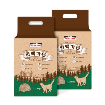 파미데이즈 고양이 편백나무 모래 2.8kg x 2 (14L) 파미데이즈 고양이 편백나무 모래 2.8kg x 2 (14L)