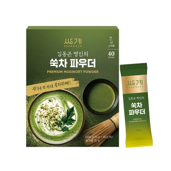 쌍계 김동곤명인의 쑥차 파우더 15g x 40 쌍계 김동곤명인의 쑥차 파우더 15g x 40