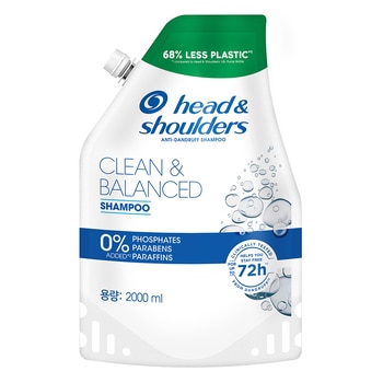 헤드앤숄더 클린&밸런스드 샴푸 2L 헤드앤숄더 클린&밸런스드 샴푸 2L