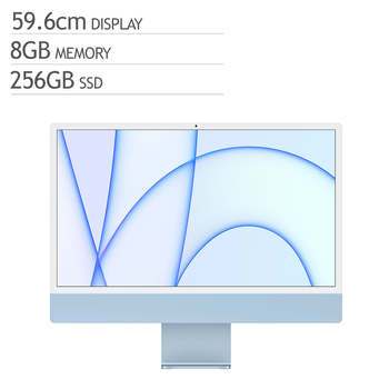 Apple 아이맥 24 M1,블루, 8코어, 256GB, 8코어, 8GB