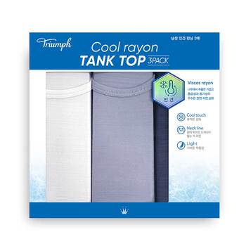 트라이엄프남성 인견 런닝 3매 트라이엄프남성 인견 런닝 3매