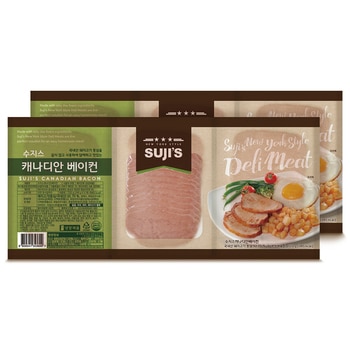 수지스 캐나디안 베이컨 240g x 6 수지스 캐나디안 베이컨 240g x 6