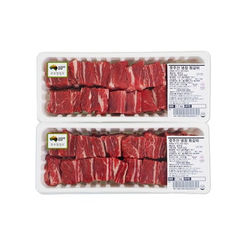 호주산 냉장 찜갈비 1.7kg x 2팩 호주산 냉장 찜갈비 1.7kg x 2팩