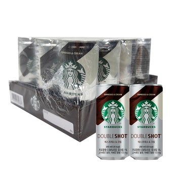 스타벅스더블샷에스프레소&크림 200ml x 12 스타벅스더블샷에스프레소&크림 200ml x 12