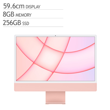 Apple 아이맥 24 M1,핑크, 8코어, 256GB, 8코어, 8GB