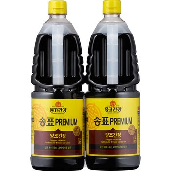 몽고간장 송표 PREMIUM 1.8L x 2 몽고간장 송표 PREMIUM 1.8L x 2