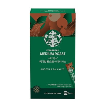 스타벅스 미디엄 로스트 아메리카노 1.1g x 170ct 스타벅스 미디엄 로스트 아메리카노 1.1g x 170ct