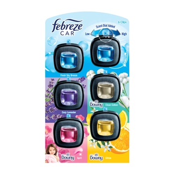 페브리즈 차량용 방향제 클립 2.2ml 6개 페브리즈 차량용 방향제 클립 2.2ml 6개
