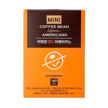 커피빈 캡틴 아메리카노 미니 0.9g x 140ct 커피빈 캡틴 아메리카노 미니 0.9g x 140ct