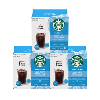 스타벅스 돌체구스토 아이스 아메리카노 캡슐 36P 스타벅스 돌체구스토 아이스 아메리카노 캡슐 36P