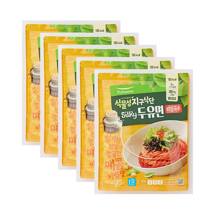 Pulmuone Silky Soy Bean Spicy Noodles 423g x 5 673499