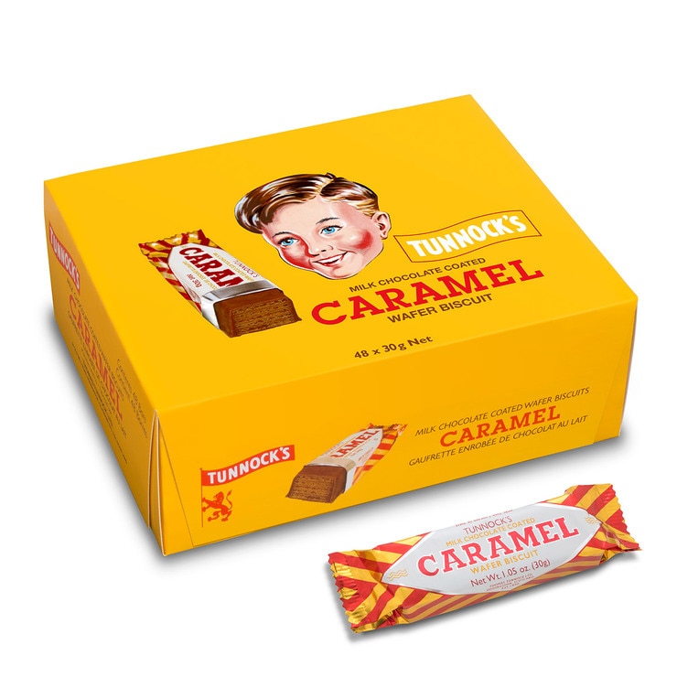 Tunnok's Caramel Wafer 1,440g / 30g x 48 659620