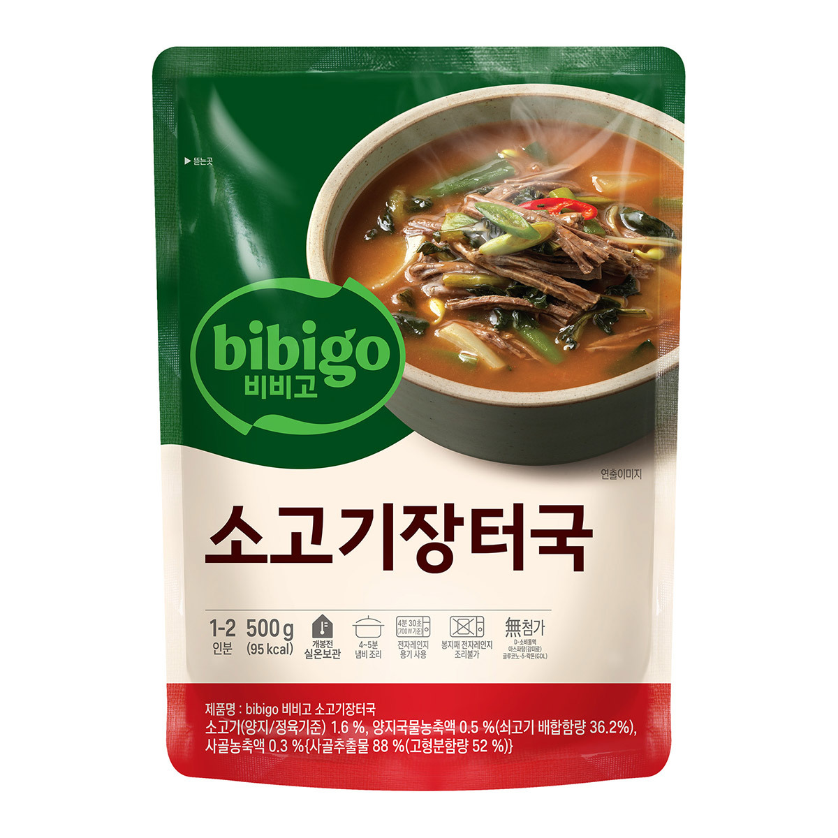 CJ비비고 소고기장터국 500g x 6