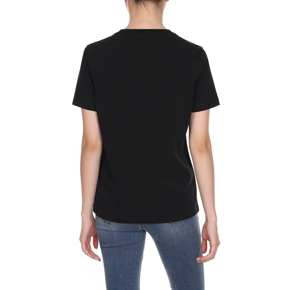 게스 여성 반소매 티셔츠 - 블랙