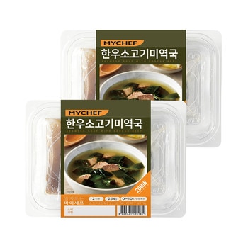 한우소고기 미역국 254g x 2