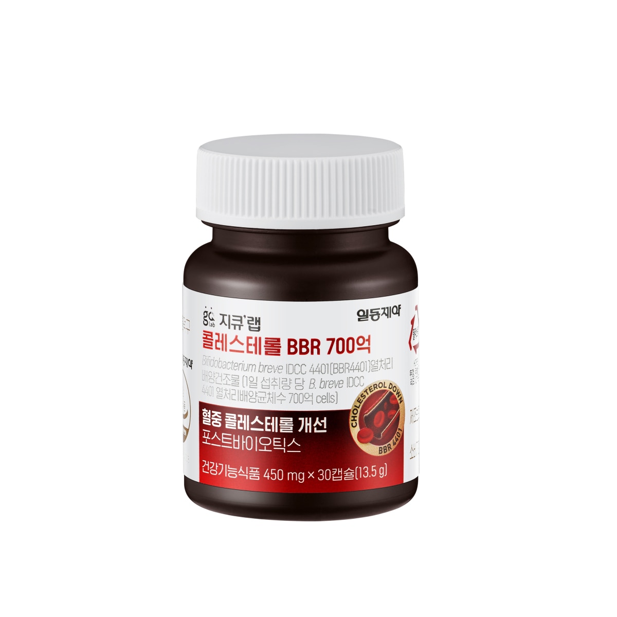 일동 지큐랩 콜레스테롤 BBR 700억 450mg x 30캡슐