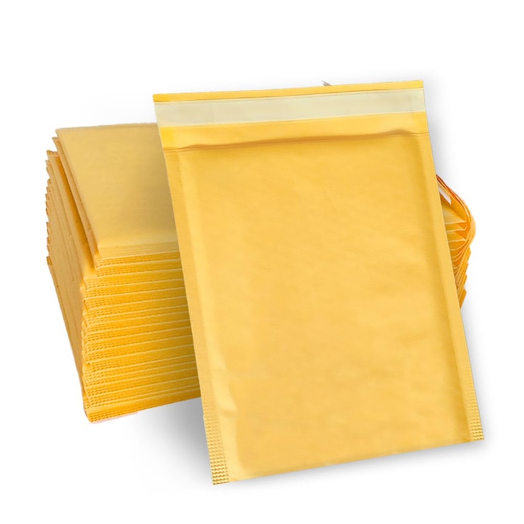 Yellow Aircap Envelope 20X25cm, 4pack 672788