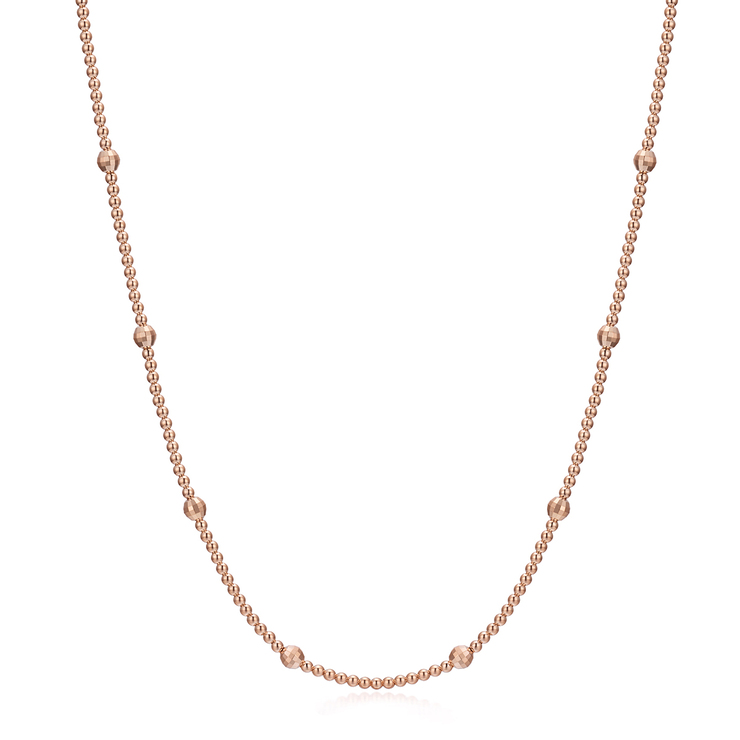 Gold 18K Necklace Contem Ball 671305