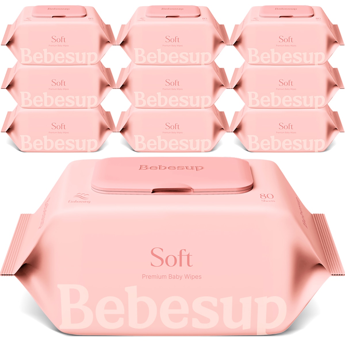 베베숲 소프트 아기물티슈 80매 x 10팩 베베숲 소프트 아기물티슈 80매 x 10팩