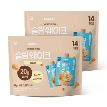 랩노쉬 슬림쉐이크 45g x 28개 - 인절미