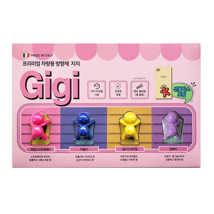 Mr&Mrs Air Freshener Gigi 4P & Gift Box Set 659727