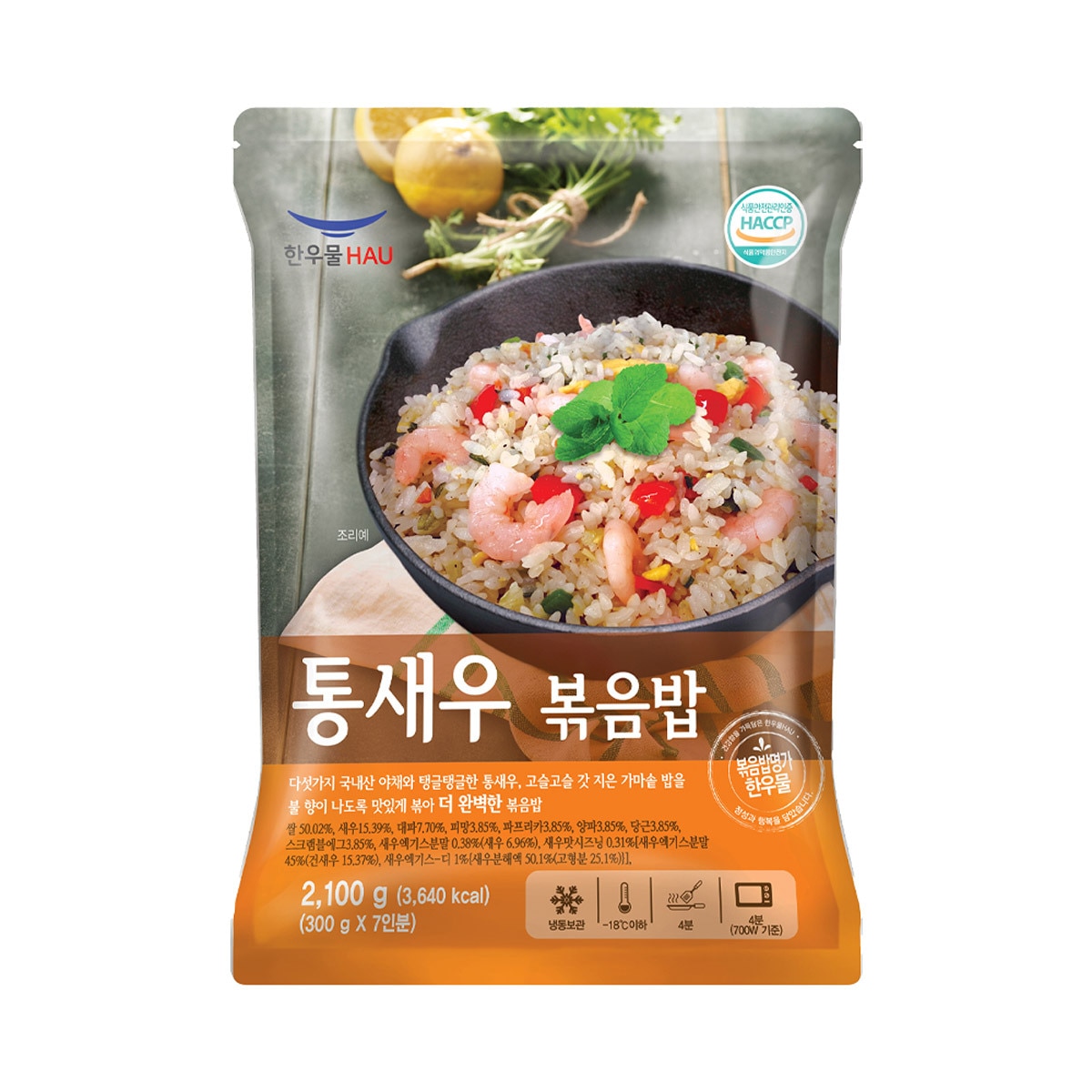 한우물 새우볶음밥 300G X 7