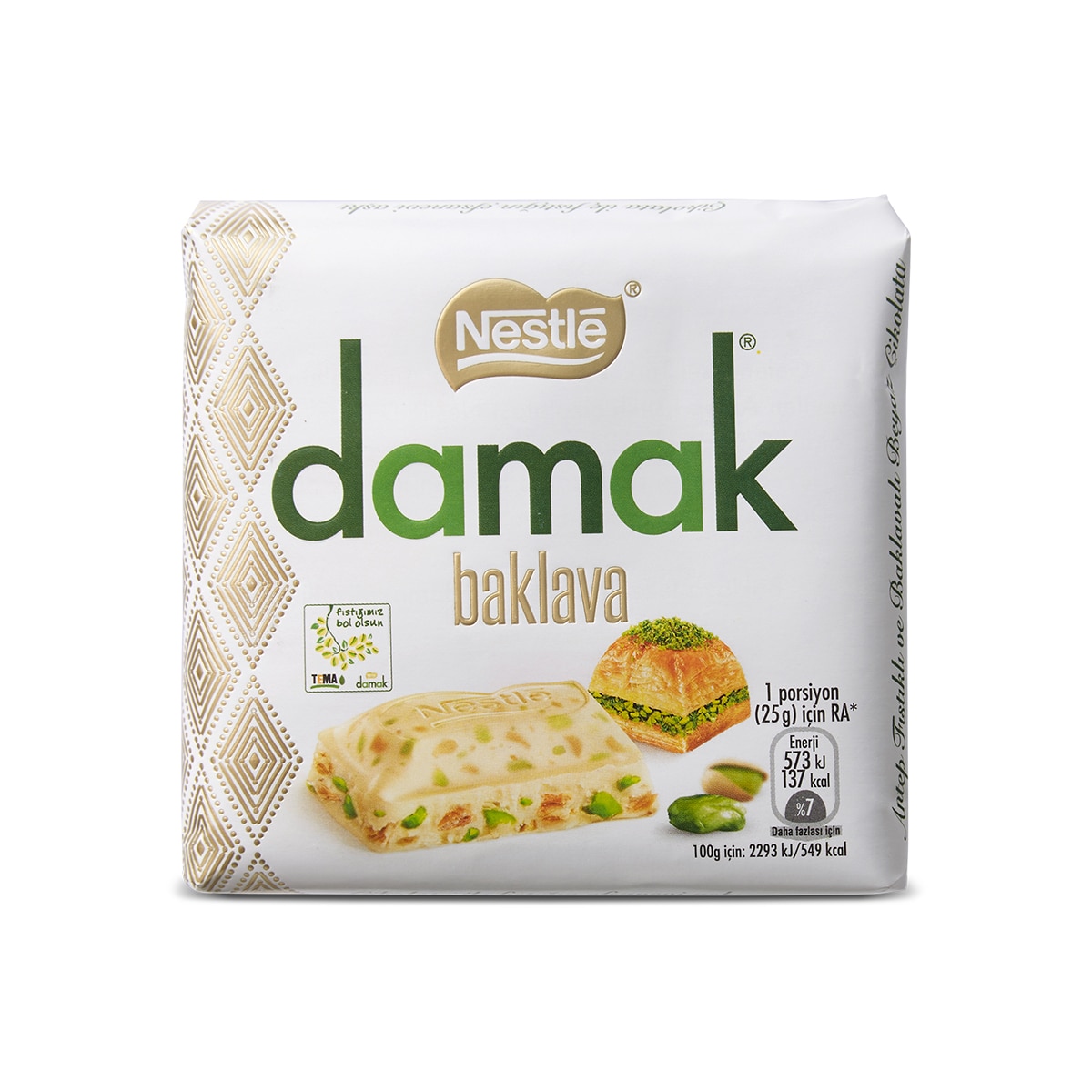 DAMAK 바클라바 화이트 스퀘어 60G X 6