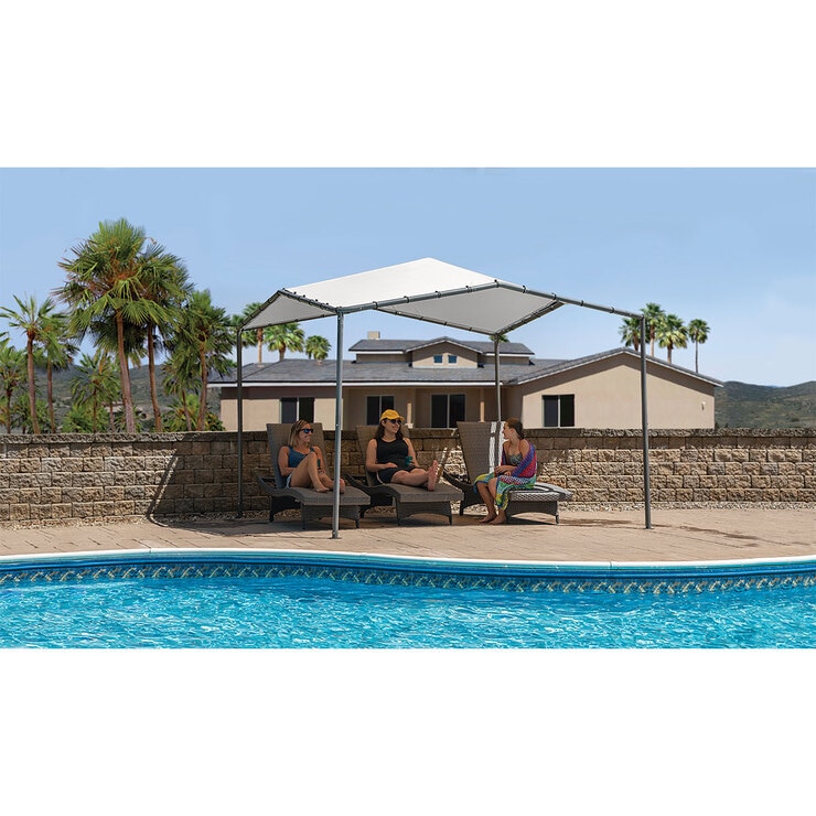 Shelterlogic Pacifica 1010 Gazebo Canopy, Grey 1807125