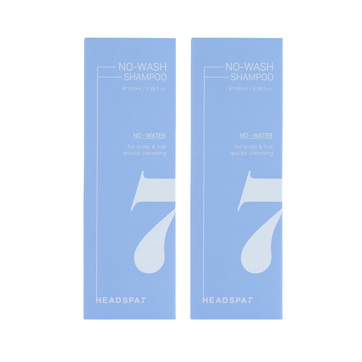 헤드스파7  노워시 샴푸 100ml x 2