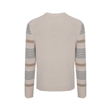 Olzen Men's Wool Blend Pattern Knit - Beige