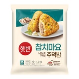 CJ 햇반 참치마요주먹밥 1.2kg x 2