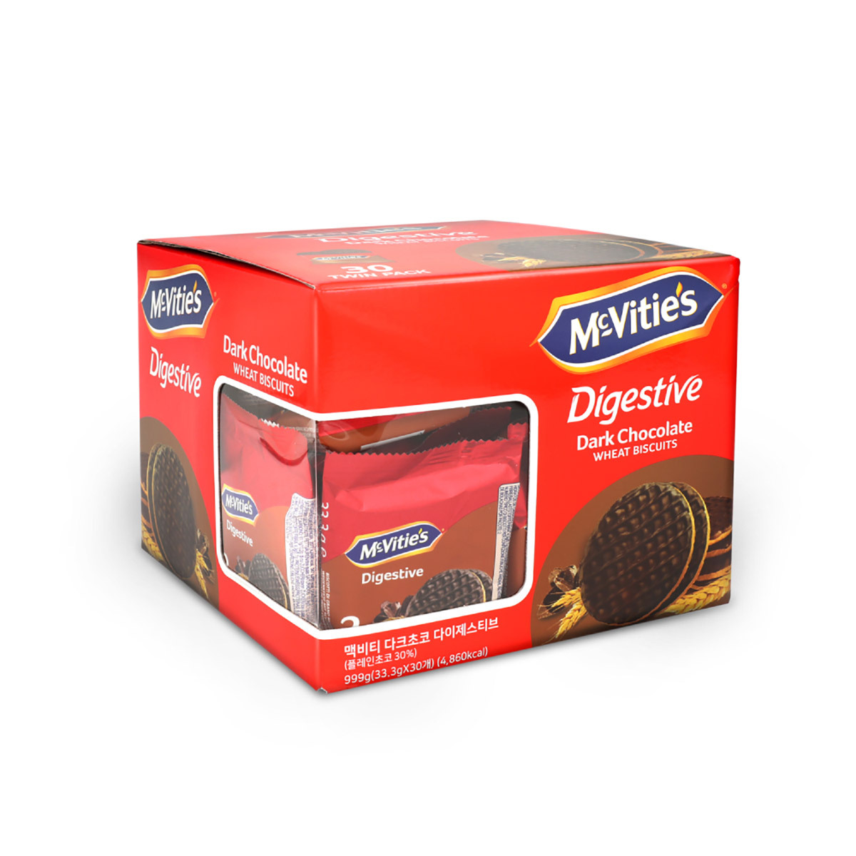 MCVITIE'S 다이제스티브 투 고 999g / 33.3g x 30