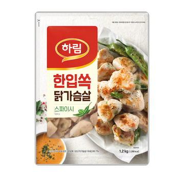 하림자연실록 스파이시  닭가슴살 1.2KG