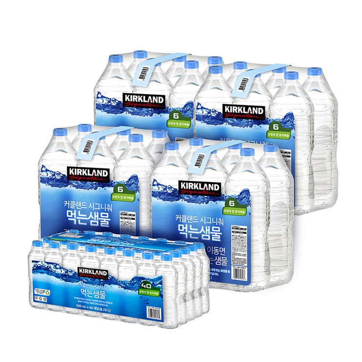 커클랜드 시그니춰 먹는 샘물 2L x 24 + 500ml x 40 커클랜드 시그니춰 먹는 샘물 2L x 24 + 500ml x 40