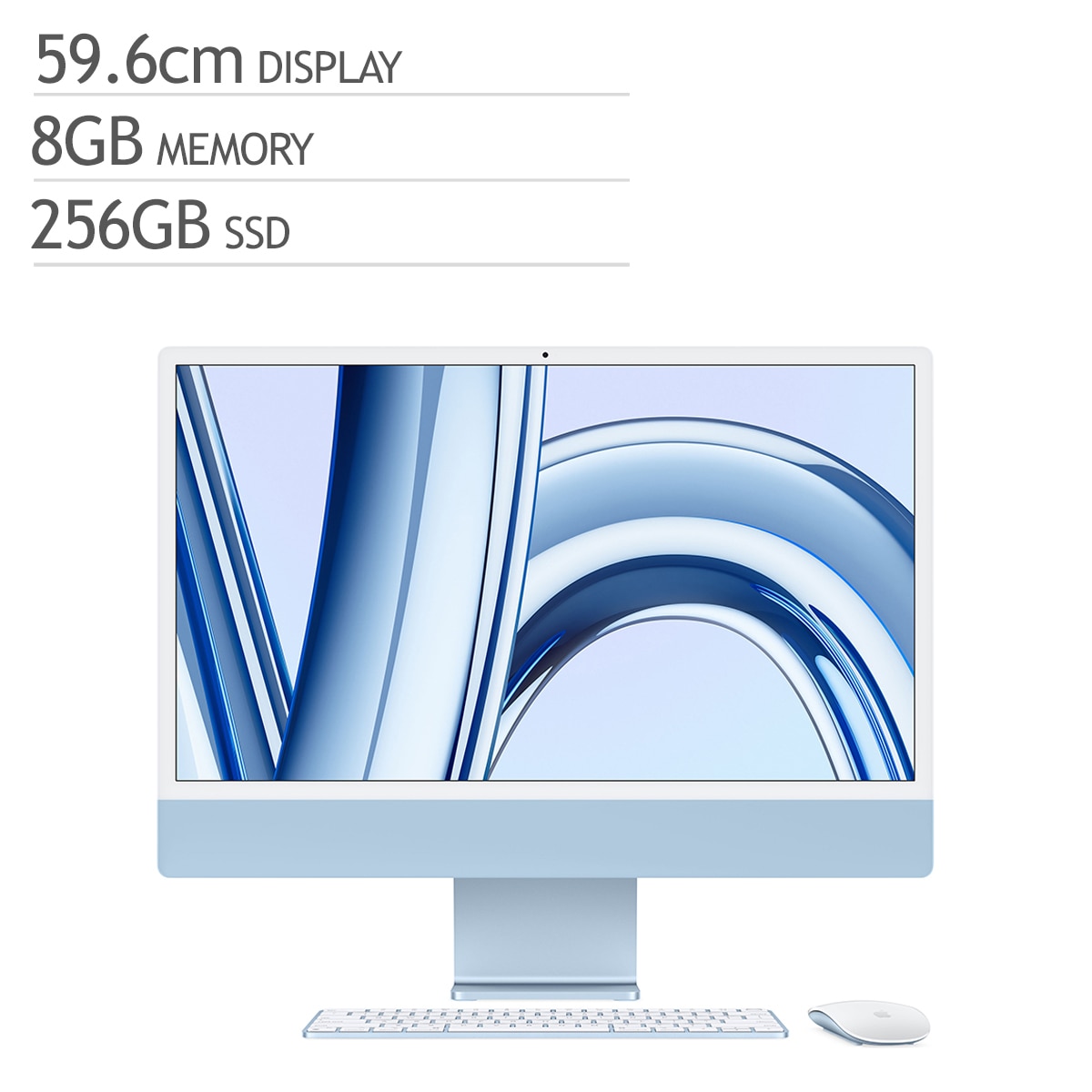 Apple 아이맥 24 M3 256GB 블루(10 코어)