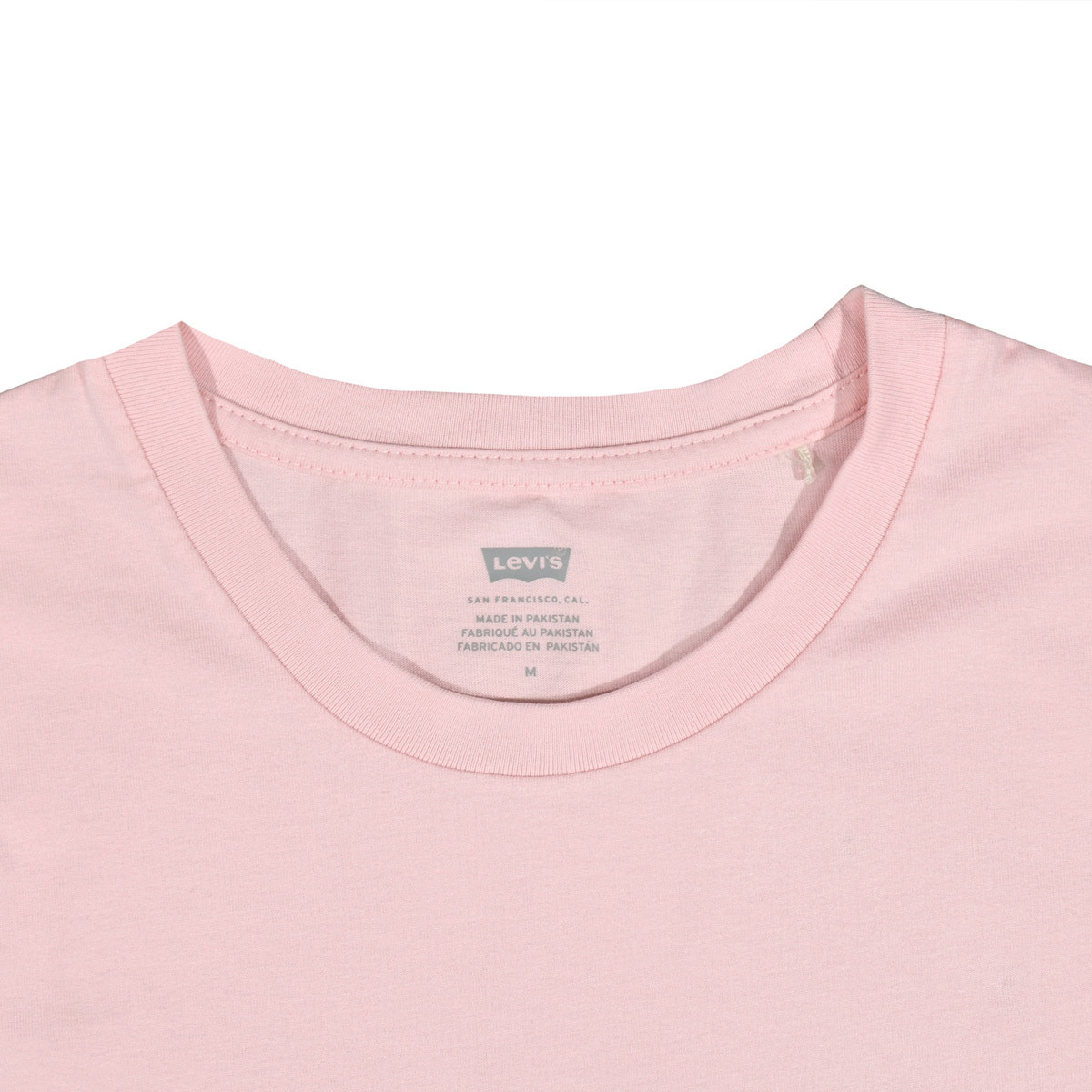 리바이스 여성 코튼 반소매 티셔츠 - 핑크