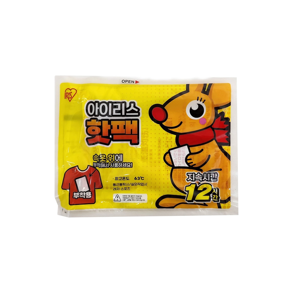 아이리스 의류 부착용 핫팩 40g x 120개