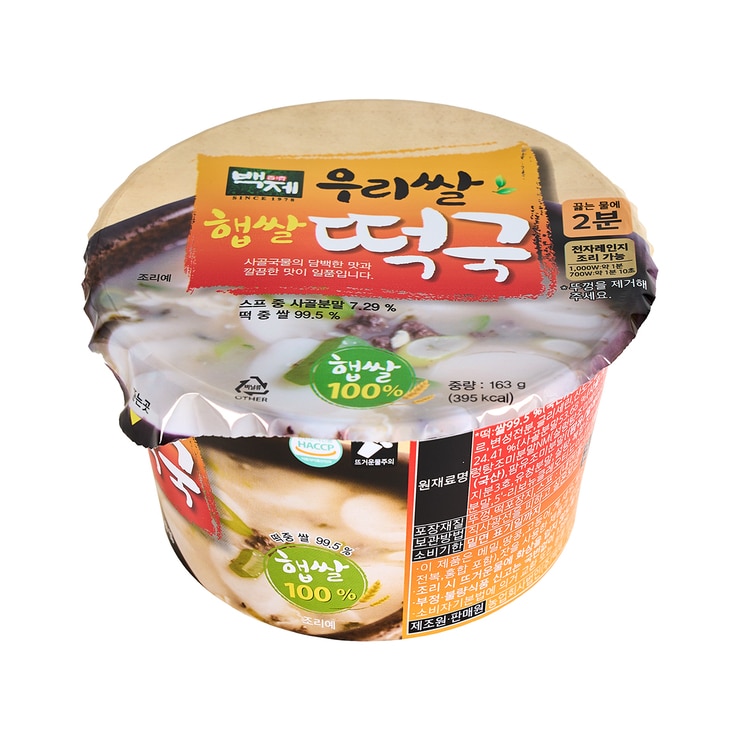 Baekje Rice Cake Soup 163g x 16 655605