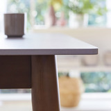 리비니아 TOTO 포세린 세라믹 4인 식탁세트 2colors - 월넛(의자) + 그레이(세라믹 상판),
