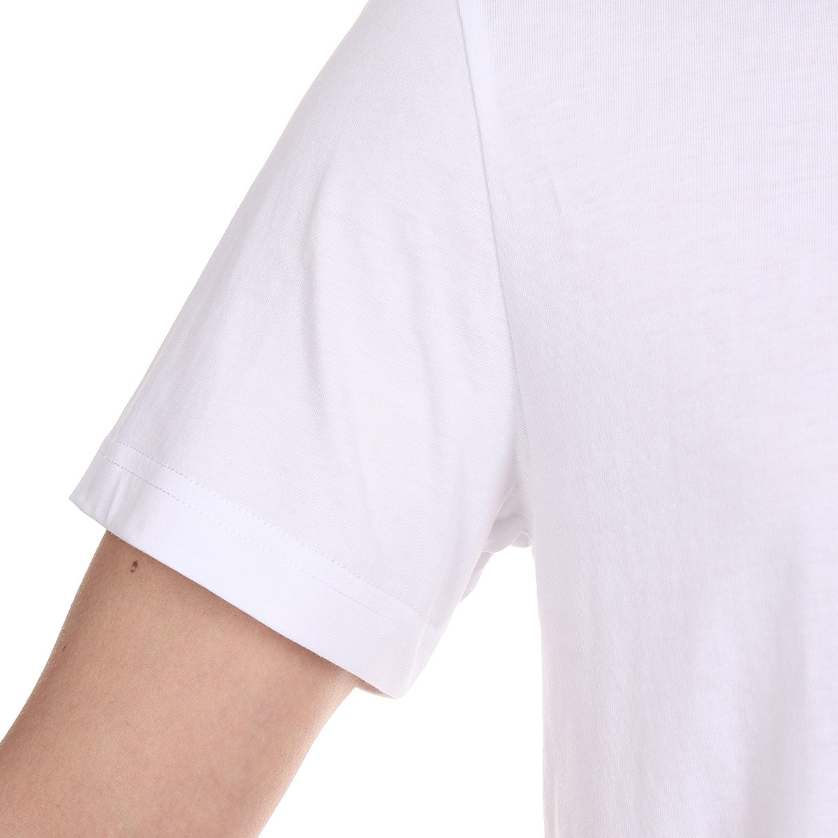 게스 남성 반소매 티셔츠 - 화이트