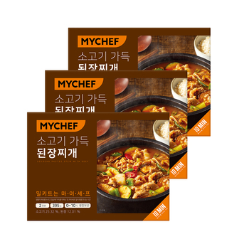 마이셰프소고기가득된장찌개395g x 3ea