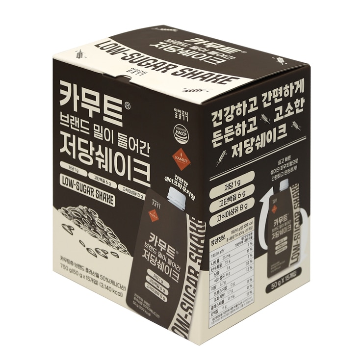 카무트®브랜드밀이 들어간 저당 쉐이크 카무트®브랜드밀이 들어간 저당 쉐이크